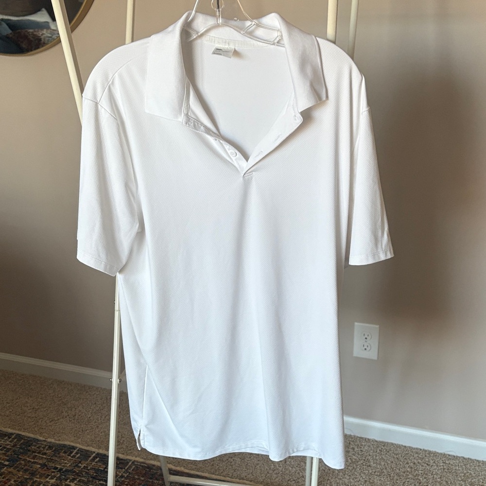 All in Motion White Polo Shirt